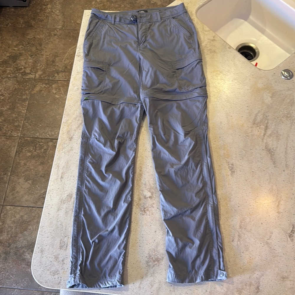 REI Women's Sahara Convertible Pants - Gray 8 Tall